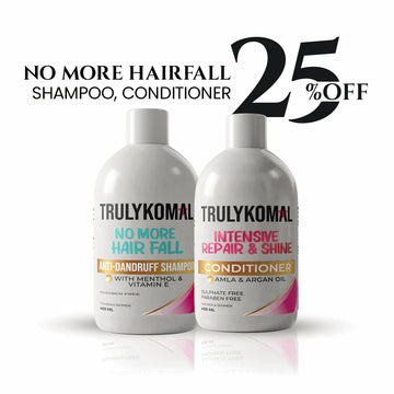 No More Hairfall Shampoo, Conditioner at 25% off - Truly Komal