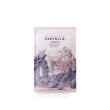 Packaging of Madagascar Centella with mountain design