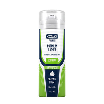 Cosmo Shaving Foam Soothing Aloe Vera 200ml