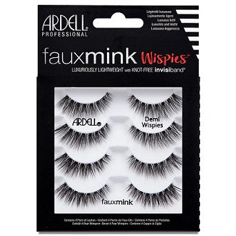 ARDELL - Faux Mink Lashes Black Demi Wispies Multipack - 4 Pairs