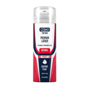 Cosmo Shaving Foam Original Protect 400ml White Dome & Bottom