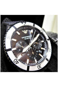 Buy Emporio Armani Men’s Quartz Stainless Steel Black Dial 43mm Watch AR80050 in Pakistan