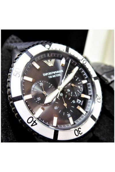 Buy Emporio Armani Men’s Quartz Stainless Steel Black Dial 43mm Watch AR80050 in Pakistan