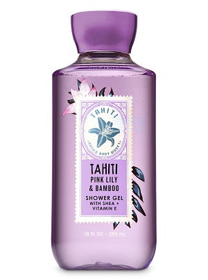 Bath And Body Works - Tahiti Pink Lily And Bamboo Shower Gel - 295ml