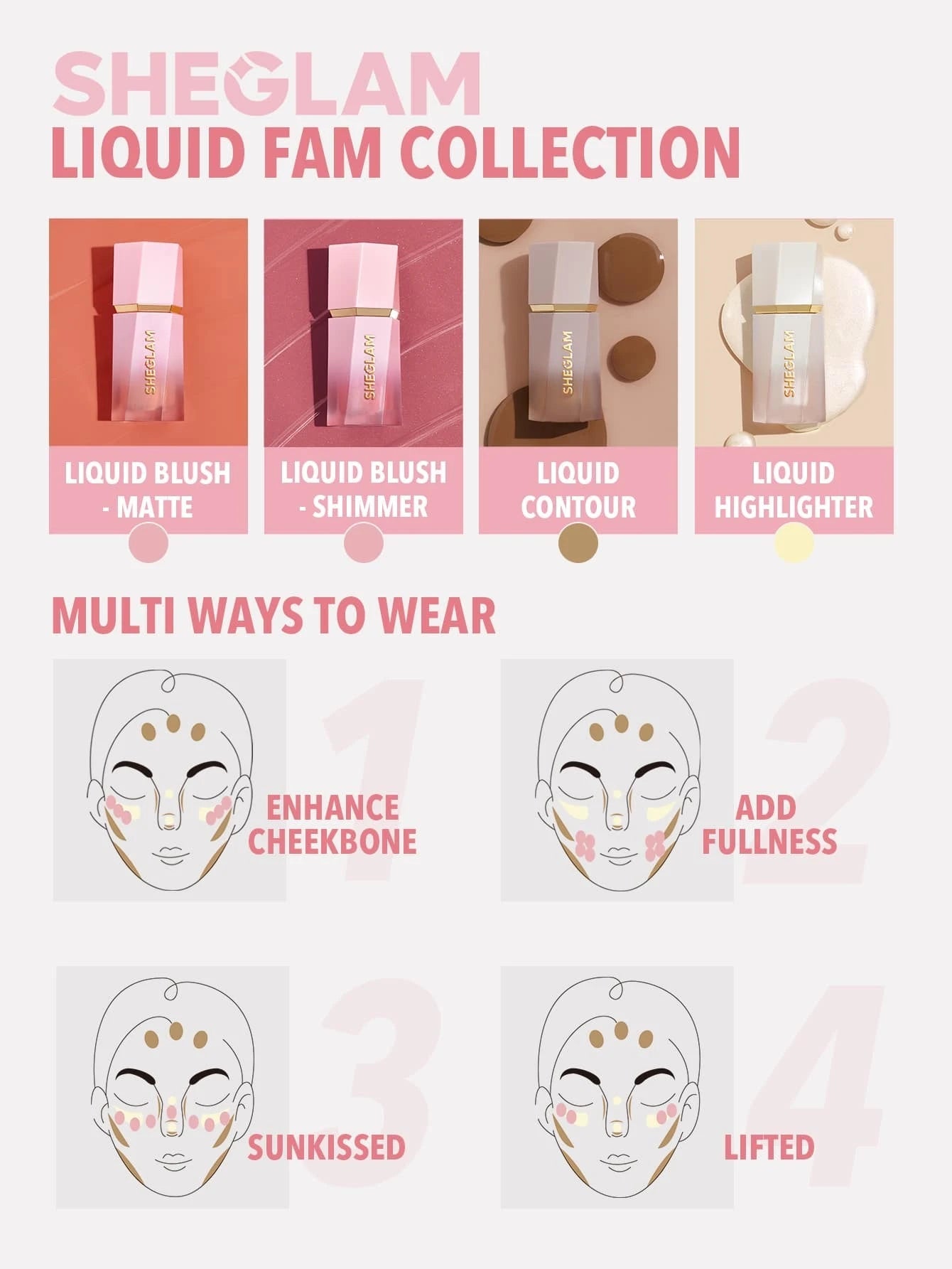 Buy SHEGLAM Color Bloom Liquid Blush in Pakistan