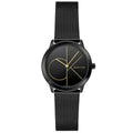 Buy Calvin Klein Womens Swiss Made Quartz Black Stainless Steel Black Dial 35mm  - K3M224X1 in Pakistan