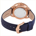 Buy Fossil Women's Quartz Blue Leather Strap Silver Dial 35mm Watch ES4394 in Pakistan