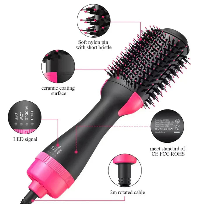 One Step 3 in 1 Hot Air Brush (Dryer + Styler)