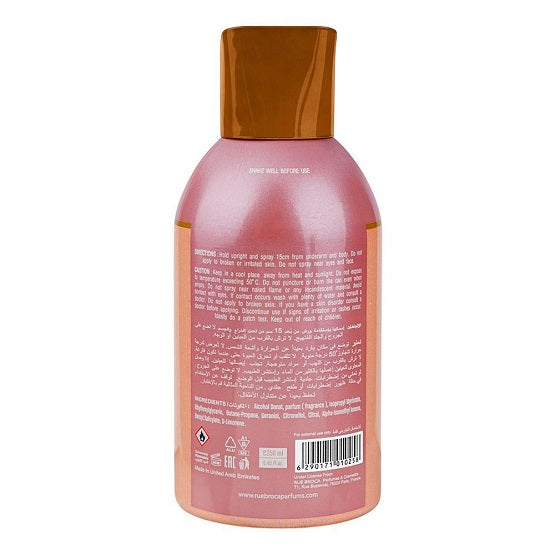 AFNAN - RUE BROCA PRIDE POUR FEMME - 250 ML BODY SPRAY