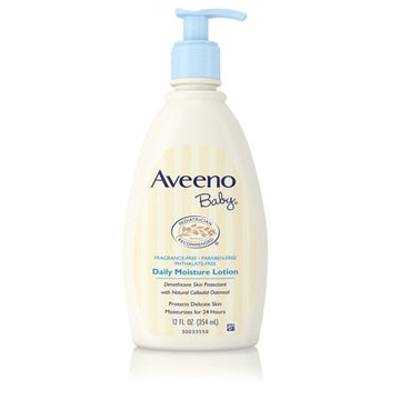 Aveeno Baby Daily Moisture Lotion with Natural Colloidal Oatmeal, 12 fl. oz ( 354ml )