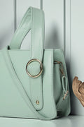 Trendy women’s handbag in Cyan