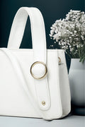 Trendy women’s handbag in White