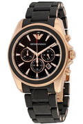 Buy Emporio Armani Men’s Analogue Quartz Silicone & Stainless Steel Black Dial 44mm Watch AR6066 in Pakistan