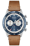 Buy Hugo Boss Men’s Quartz Lather Strap Blue Dial 44mm Watch 1513860 in Pakistan
