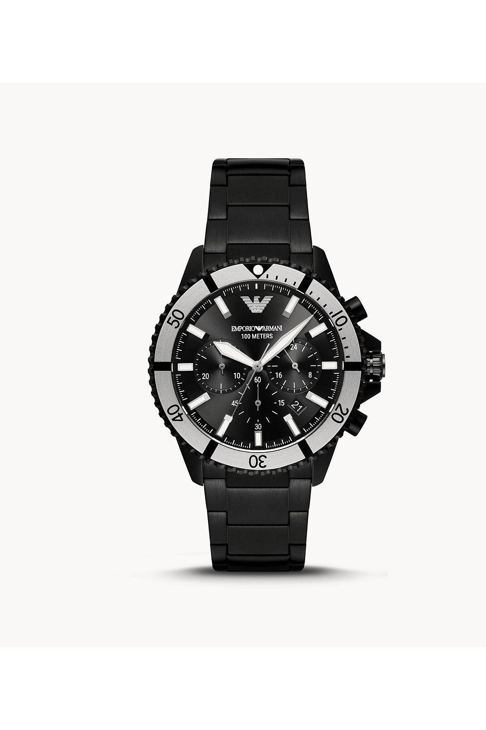 Buy Emporio Armani Men’s Quartz Stainless Steel Black Dial 43mm Watch AR80050 in Pakistan