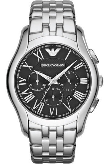 Buy Emporio Armani Men's Chronograph Stainless Steel Black Dial 44mm Watch AR1786 in Pakistan