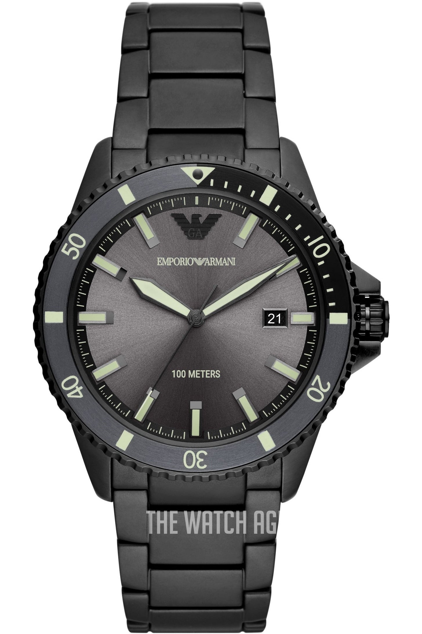 Buy Emporio Armani Men’s Quartz Stainless Steel Grey Dial 42mm Watch 11398 in Pakistan