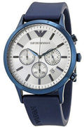 Buy Emporio Armani Men’s Chronograph Quartz Silicone Strap Silver Dial 44mm Watch AR11026 in Pakistan