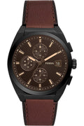 Buy Fossil Men's Quartz Brown Leather Strap Black Dial 42mm Watch FS5798 in Pakistan