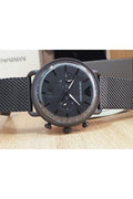 Buy Emporio Armani Men's Chronograph Quartz Stainless Steel Black Dial 43mm Watch AR11264 in Pakistan