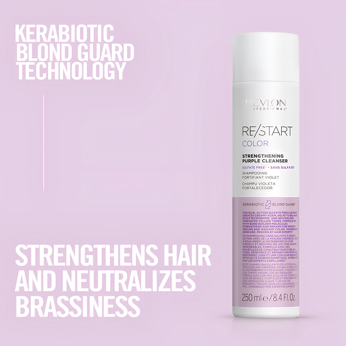 RE/START™ Color Strengthening Purple Cleanser 250ml