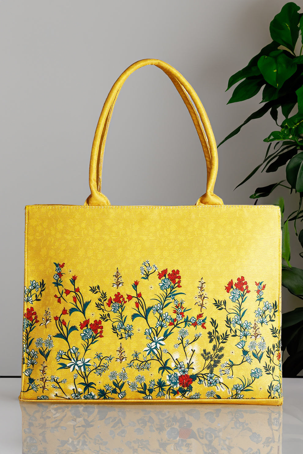 Canvas Tote Bag Sunbeam Flora