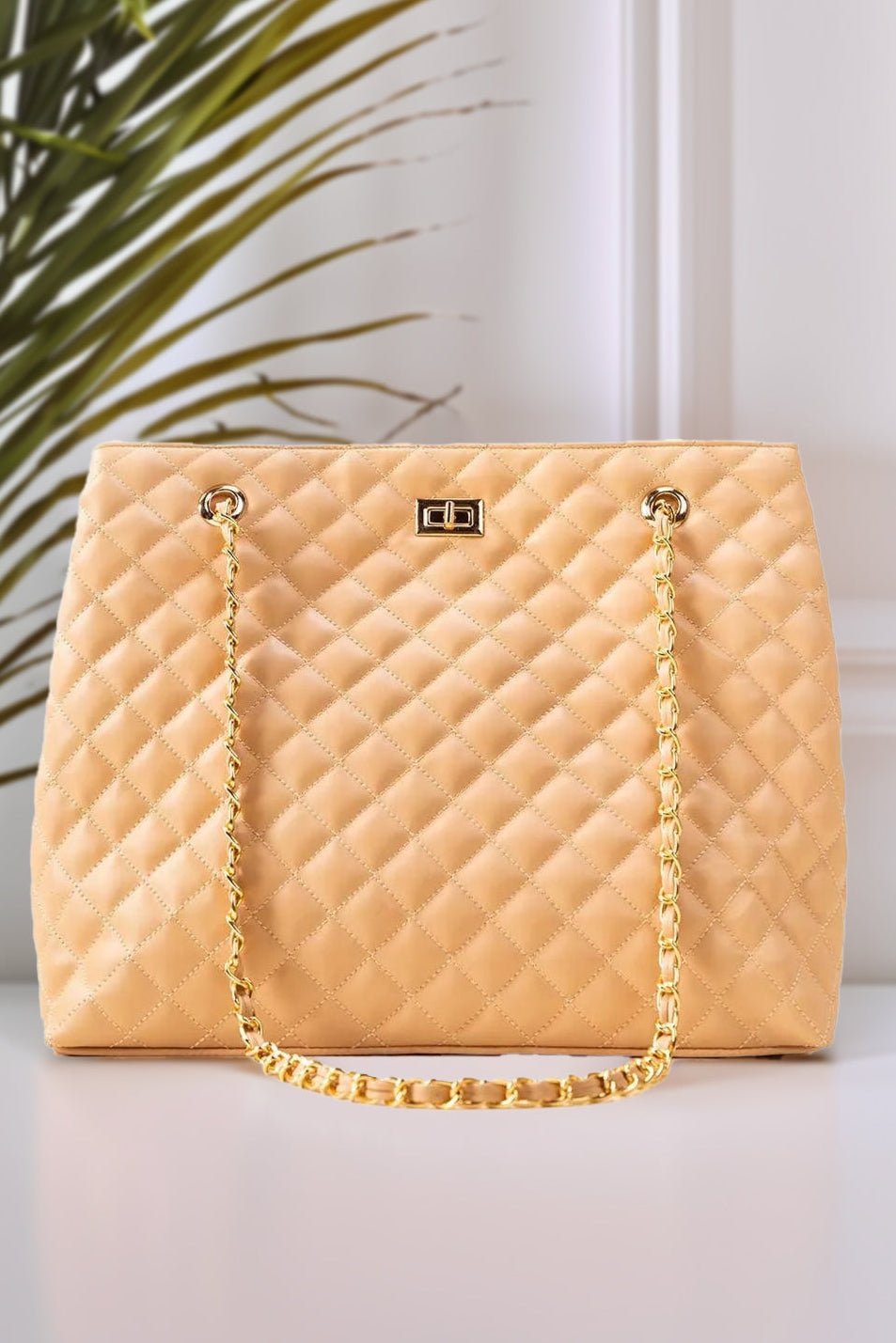 Fineur Cloud Chic Peach tote bag for women in Pakistan