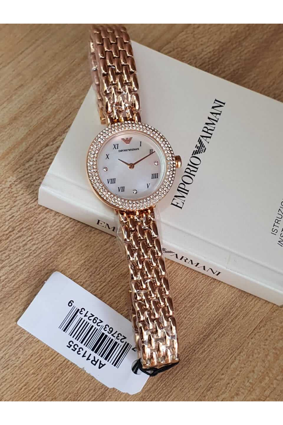 Buy Emporio Armani Women's Analog Stainless Steel Mother of Pearl Dial 30mm Watch AR11355 in Pakistan