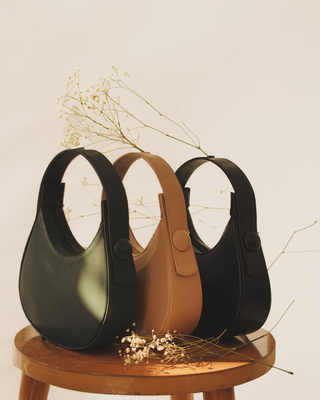 Stylish Mustard Hobo Bag