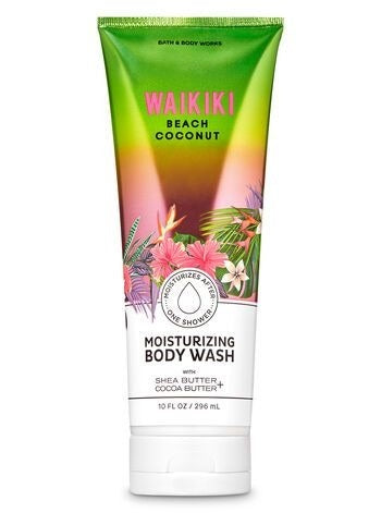 Bath and Body Works - Waikiki Beach Coconut Moisturizing Body Wash  - 295ml (FD)