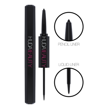 Buy Huda Beauty - Liner Duo Pencil And Liquid Eyeliner in Pakistan