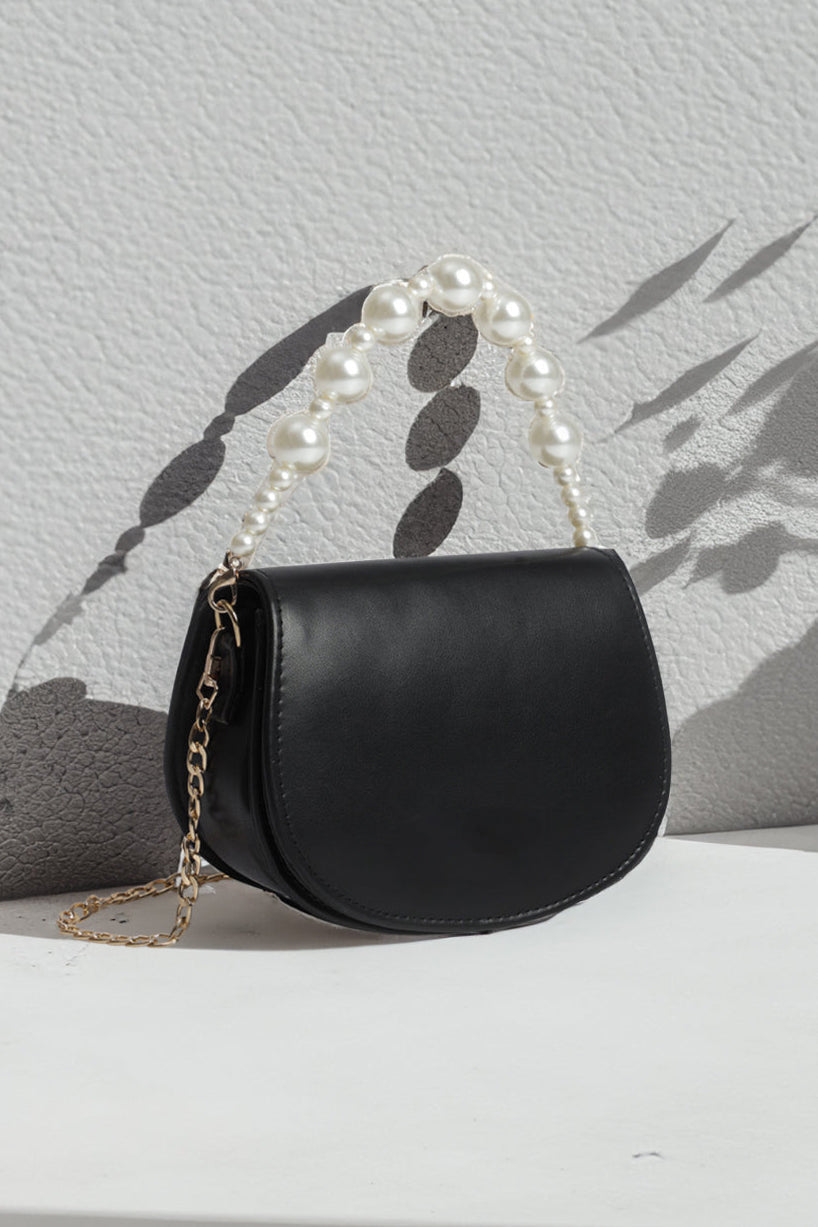 Handbag Midnight Pearl Charm Black