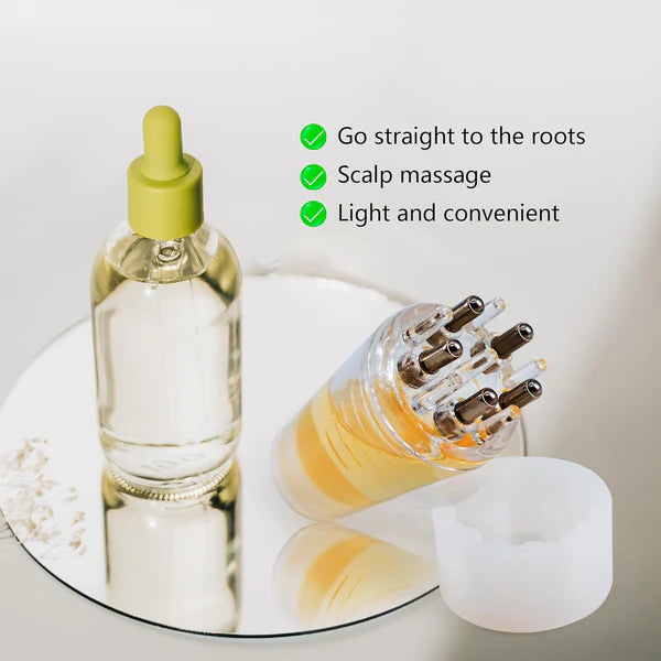 Mini Hair Oil Applicator for Scalp – 6ml Refillable & Mess-Free
