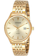 Buy Citizen Men's Quartz Gold Stainless Steel Gold Dial 41mm Watch DZ0062-58P in Pakistan