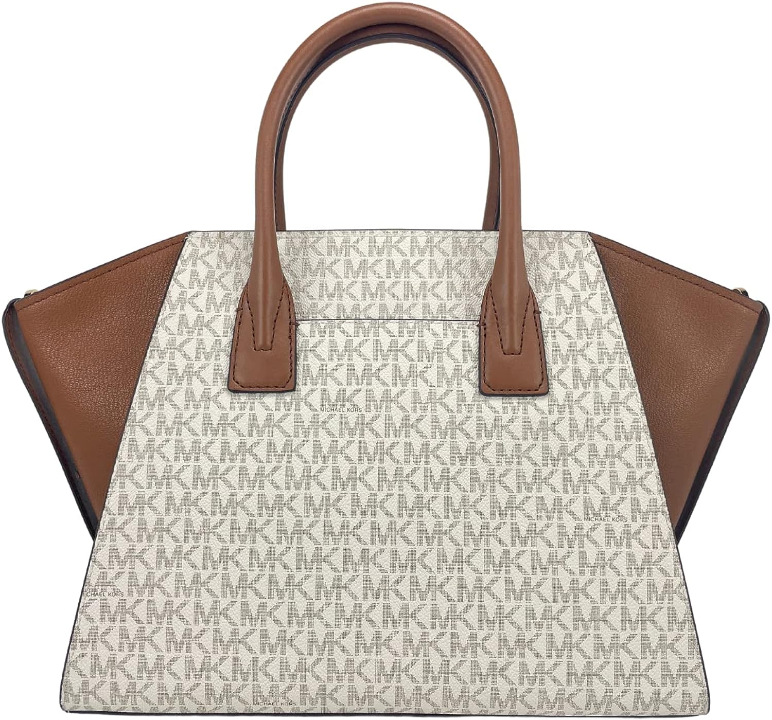 Buy Michael Kors Signature Coated Canvas and Leather Avril Satchel Bag Large in Pakistan