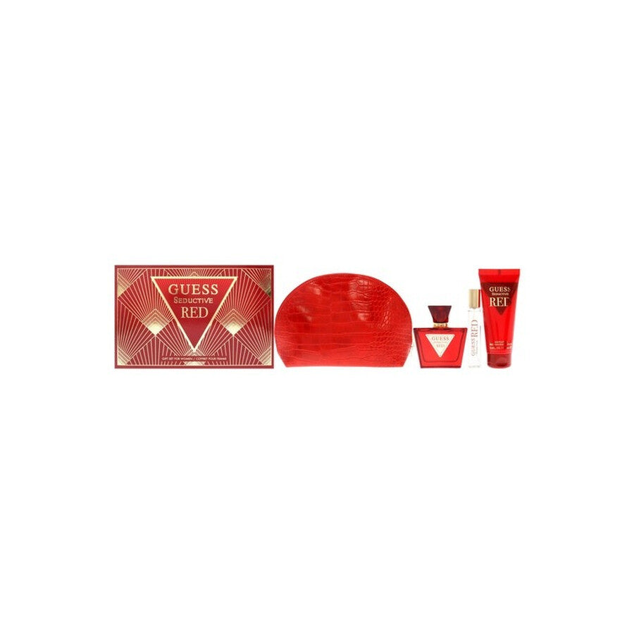 Buy Guess Seductive Red Women Gift Set Edt 75ml+15ml Travel Spray+100ml Bl in Pakistan
