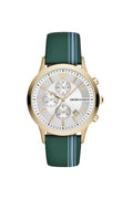 Buy Emporio Armani Men’s Quartz Leather Strap Silver Dial 43mm Watch AR11233 in Pakistan