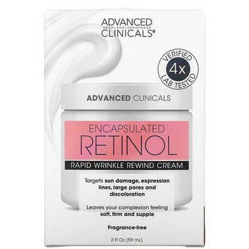 Advanced Clinicals - Encapsulated Retinol Rapid Wrinkle Rewind Cream - 59ml