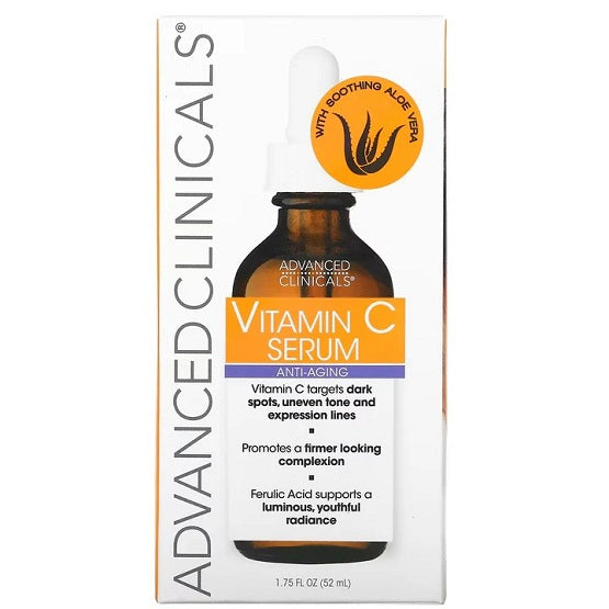 Advanced Clinicals - Vitamin C, Anti Aging Serum - 52mL