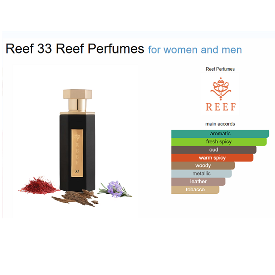 Afnan - Reef 33 for women and men - 100ML