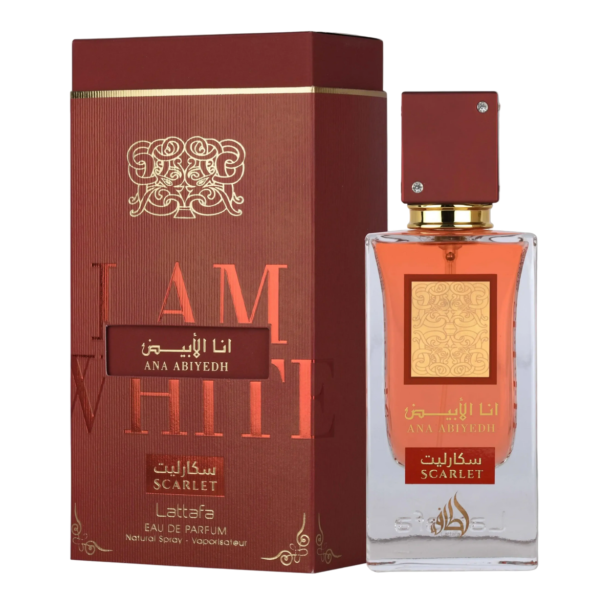 Buy Lattafa Ana Abiyadh Scarlet EDP 60Ml in Pakistan