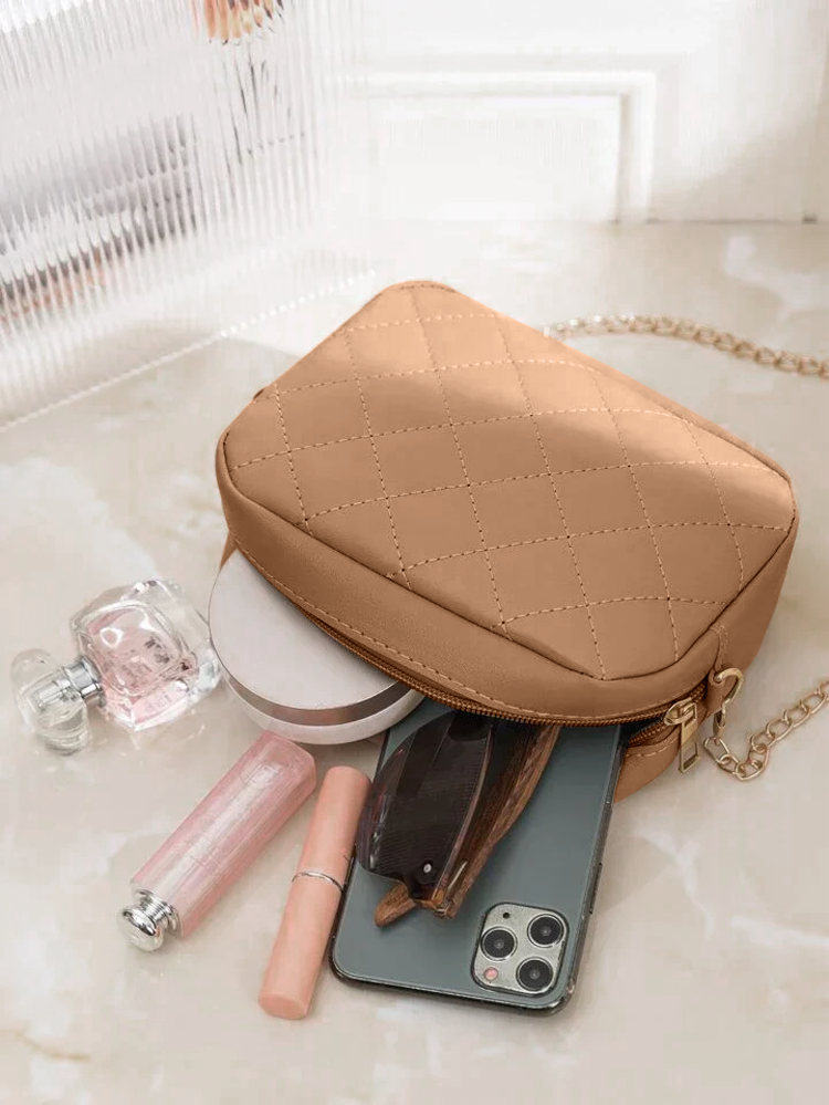 Urban Chic Crossbody Bag Beige
