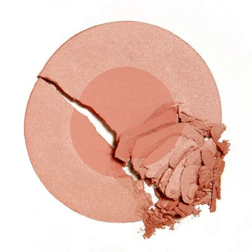 Open compact of Charlotte Tilbury Cheek-to-Chic blush showing two-tone powder

