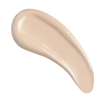 Before and after using glow filter effect primer on skin

