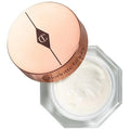 Charlotte Tilbury Magic Cream jar with rose gold lid on a white background

