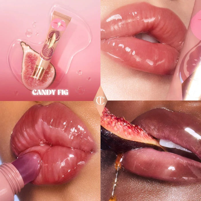 CHARLOTTE TILBURY - Unreal Lips Healthy Glow Nectar Lip Oil - Juicylicious Candy Fig