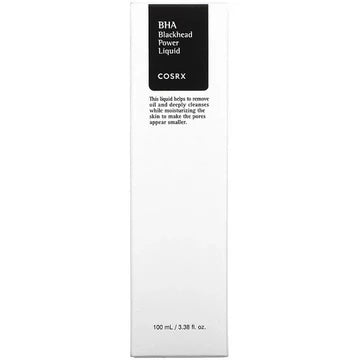 COSRX - BHA Blackhead Power Liquid - 100ml pakaging assuring korean brand's quality 