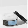 Close-up of COSRX Hyaluronic Acid Intensive Cream jar (100g) showing the brand logo and product name, a deeply hydrating moisturizer for dry and sensitive skin types