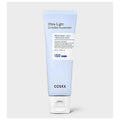 COSRX SPF50 sunscreen bottle with blue label