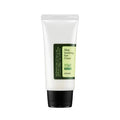 COSRX Aloe Soothing Sun Cream SPF 50 PA+++ in a white squeeze tube with black cap and green labe